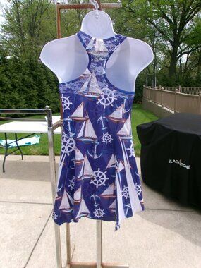 NWOT INDIA CUTE BOAT PRINT TANK TOP L